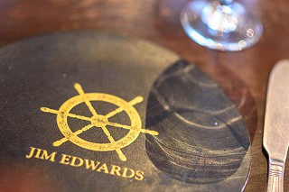Table mat at Jim Edwards Kinsale