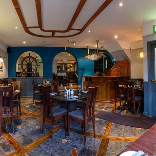 Interior of Jim Edwards Restaurant